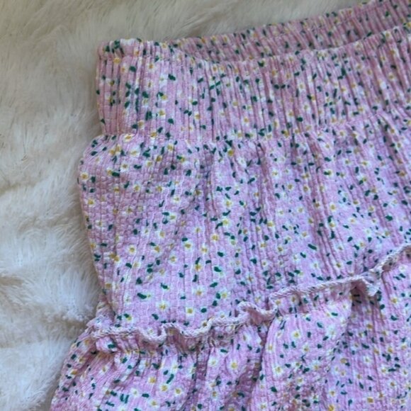 Zara girls floral skirt in pink size youth 7 - Picture 8 of 9